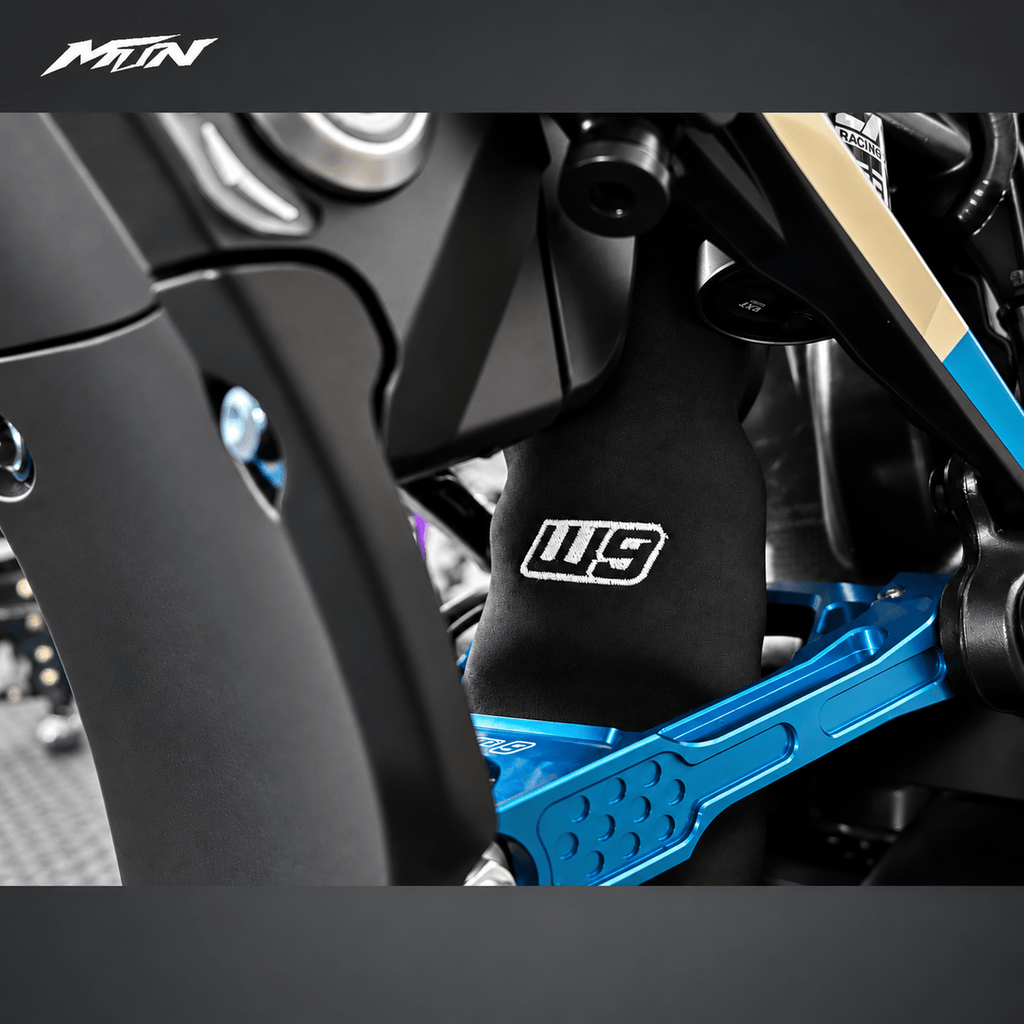 Shock Cover | Sur-Ron Ultra Bee & Talaria Komodo | MTN MOTOWORKS E-Moto Performance Parts & Accessories#