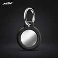 Shockproof AirTag Keychain Holder – Black