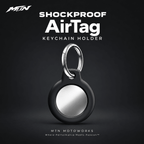 Shockproof AirTag Keychain Holder | MTN MOTOWORKS E-Moto Performance Parts & Accessories#