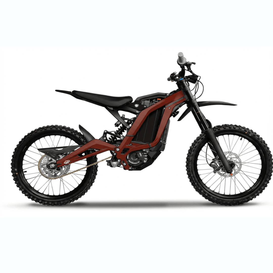 Sur Ron LBX Solid Color Frame Wrap | MTN MOTOWORKS E-Moto Performance Parts & Accessories