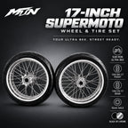 Sur-Ron Ultra Bee 17-Inch Supermoto Wheel & Tire Set