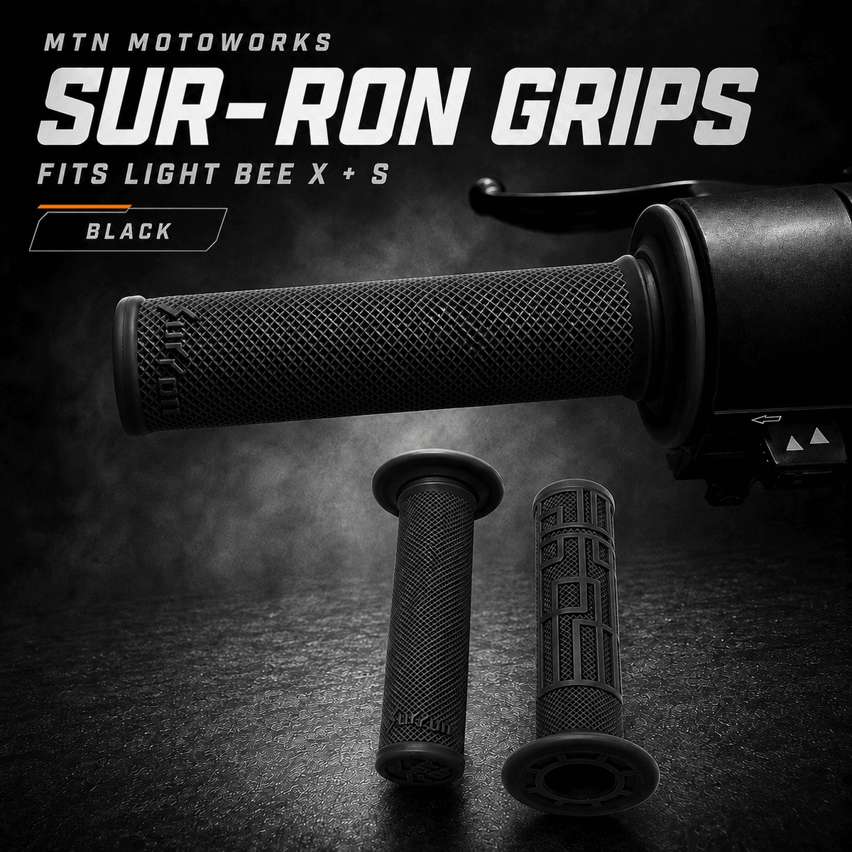 Surron Handlebar Grips | Light Bee X & S | MTN MOTOWORKS E-Moto Performance Parts & Accessories