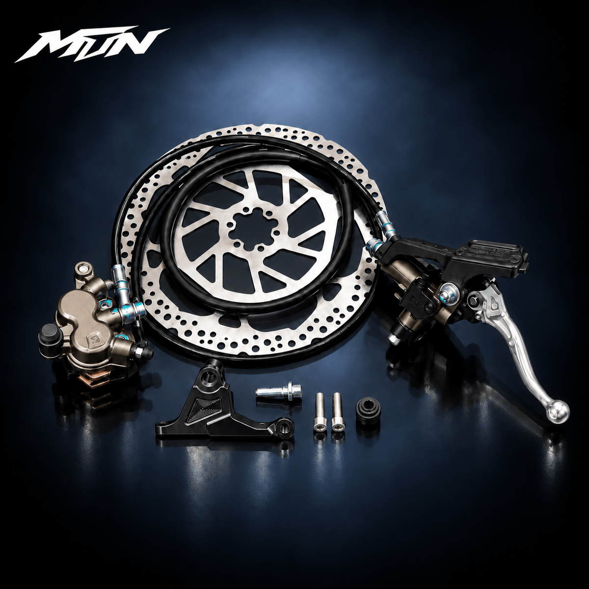 Ultra Bee-style brake kit for SUPER73, moto-style hydraulic braking