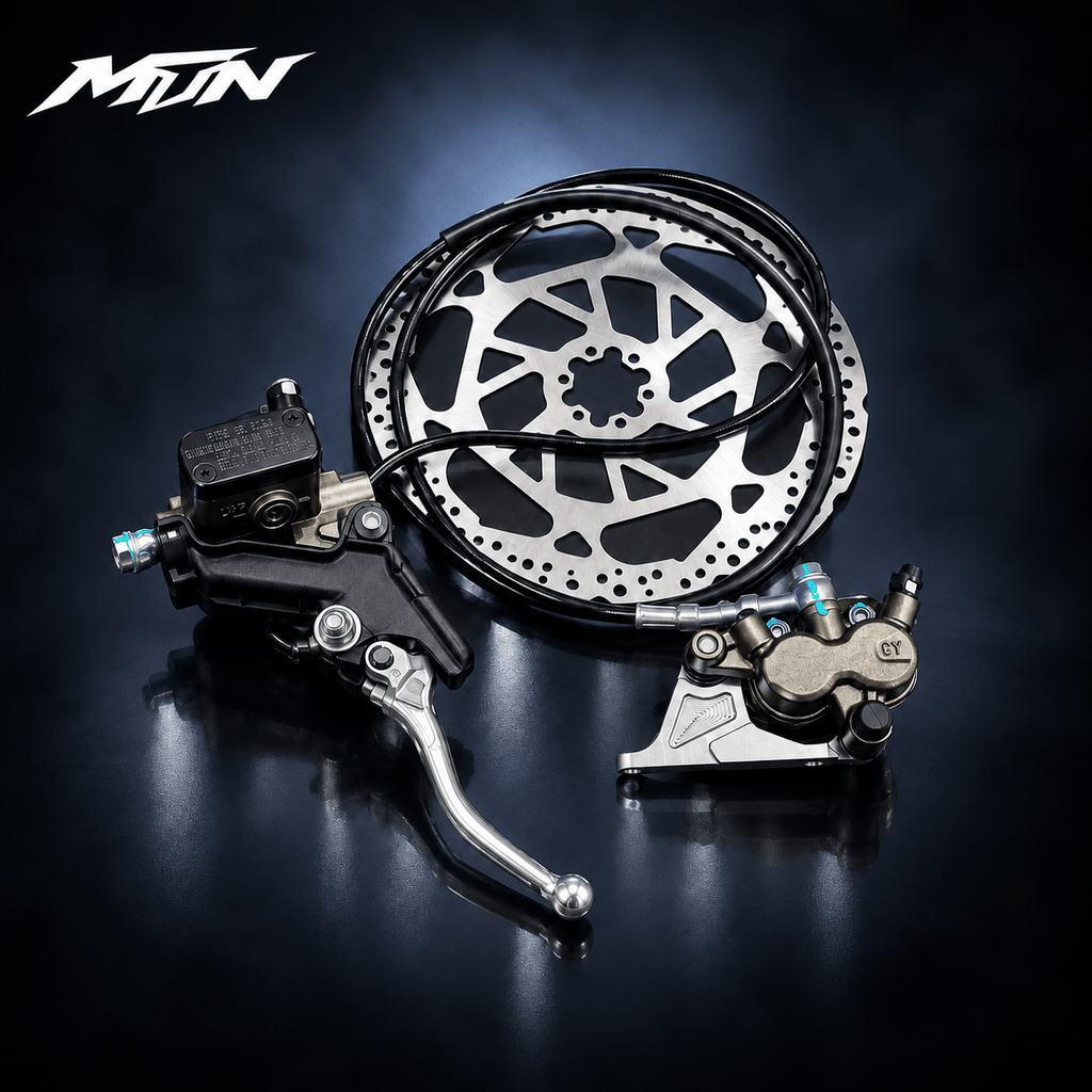 Ultra Bee-style hydraulic brake kit for SUPER73 with lever, hose and caliper