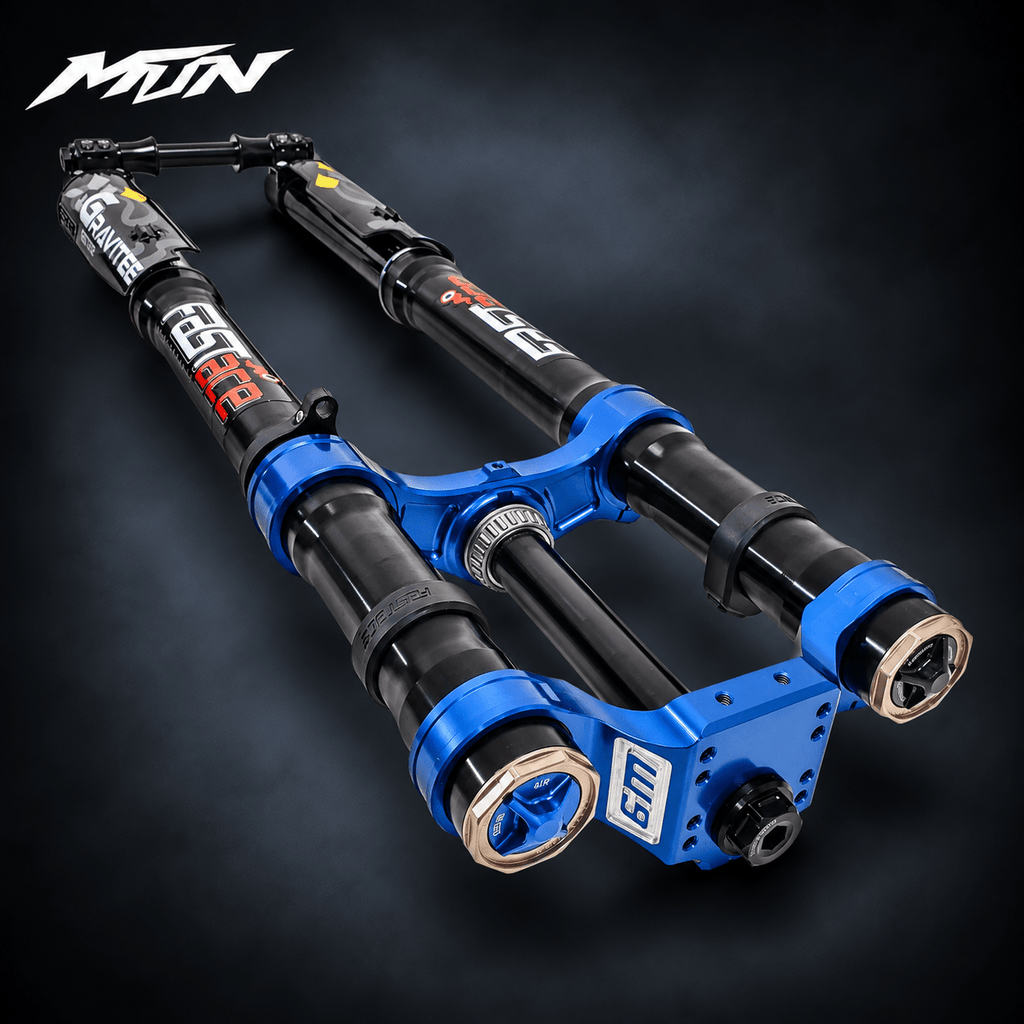 Warp 9 FastAce Fork & Triple Clamp Bundle – Blue