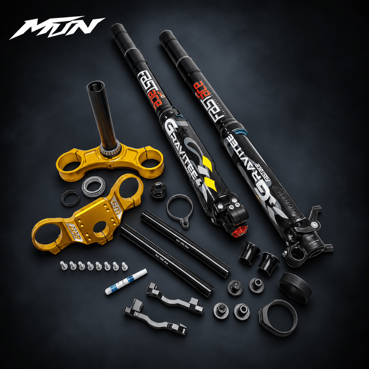 Warp 9 FastAce Fork & Triple Clamp Bundle
