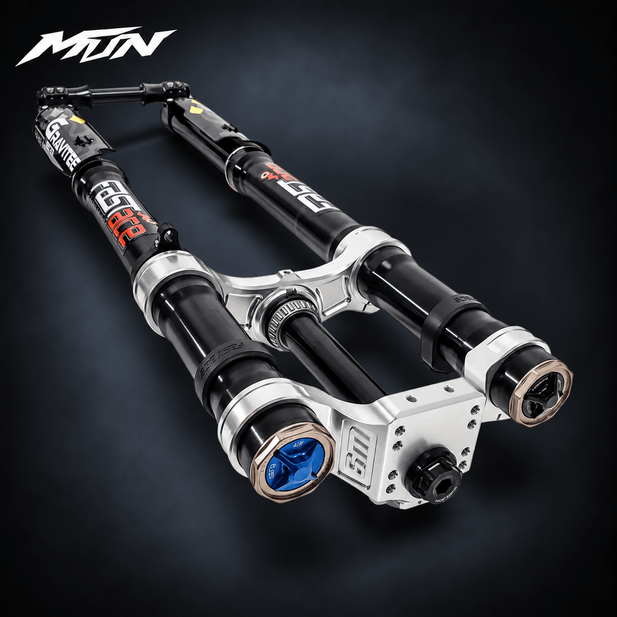 Warp 9 FastAce Fork & Triple Clamp Bundle – Silver