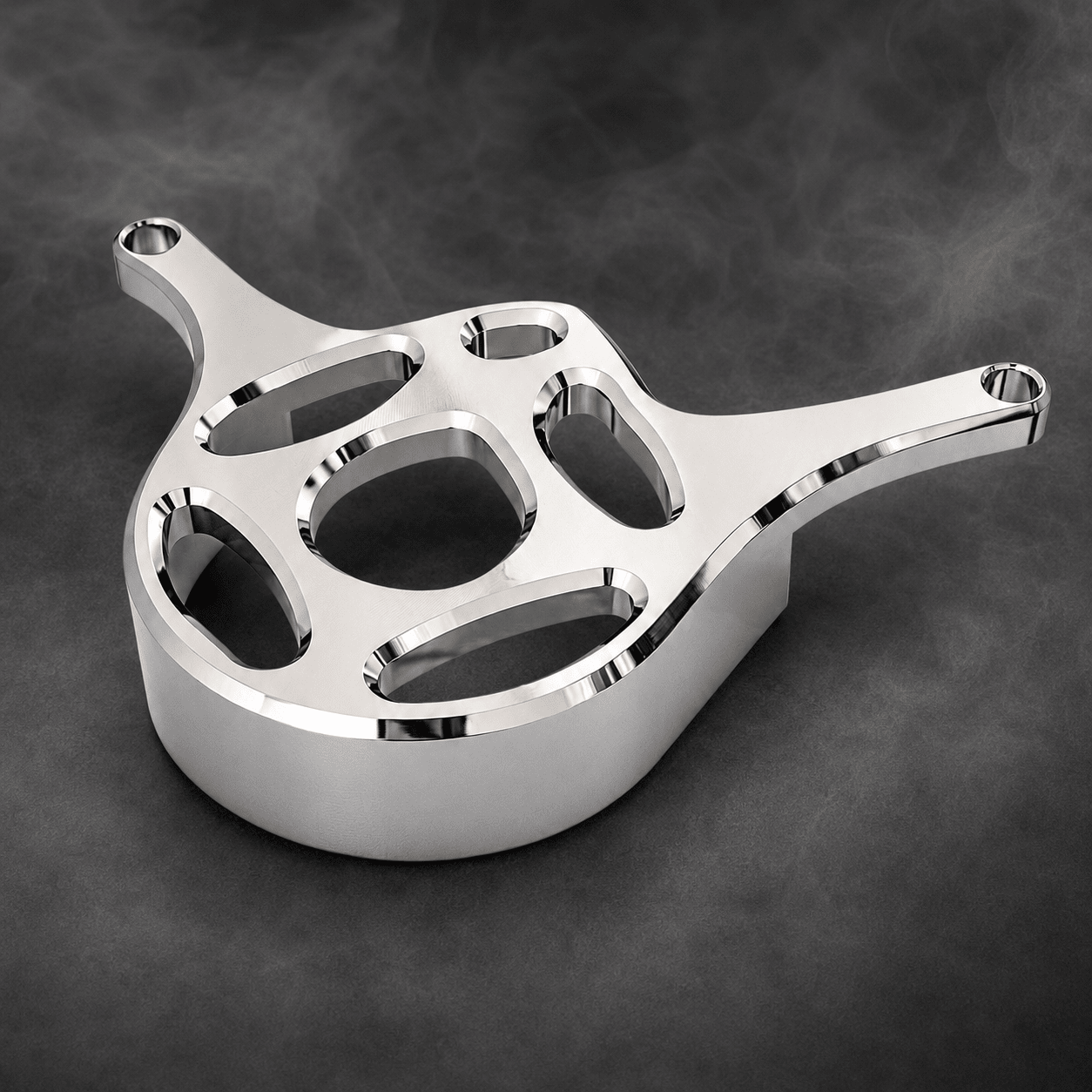 Yozma IN10 CNC Metal Motor Cover – Chrome or Black | MTN MOTOWORKS E-Moto Performance Parts & Accessories